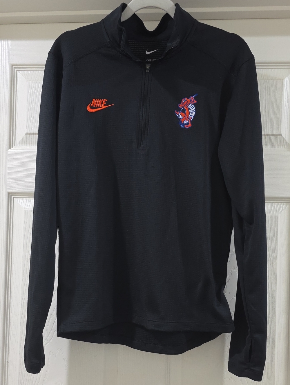 Nike Florida Gators DRI-FIT Mens S Black 1/4 Zip Long Sleeve Knit Pullover